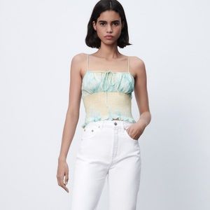Zara Tie Dye sleeveless  top